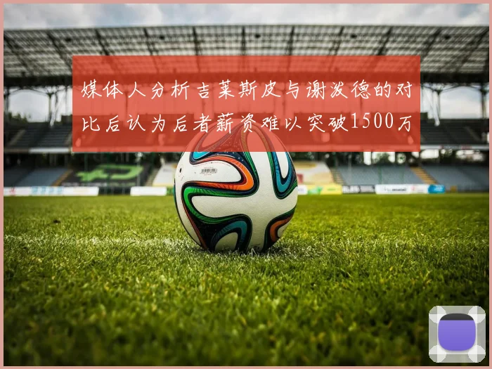 媒体人分析吉莱斯皮与谢泼德的对比后认为后者薪资难以突破1500万